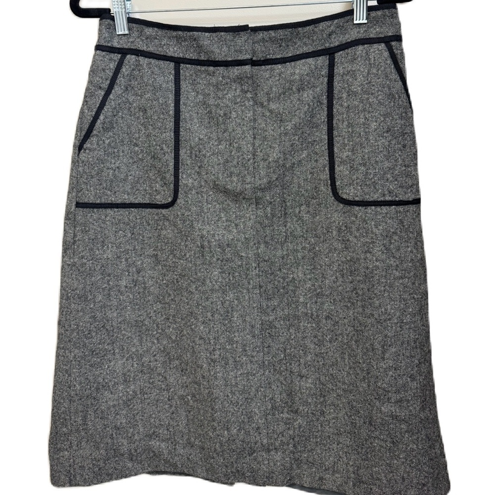 LOFT Gray Pencil Skirt
